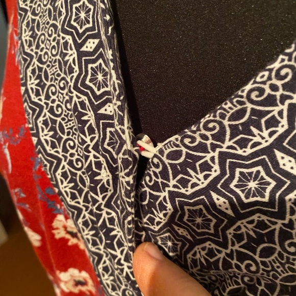 Lucky Brand Surplice Short Sleeve Top - Picture 3 of 9